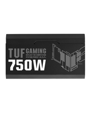 ASUS TUF Gaming 750W Gold unidad de fuente de alimentación 20+4 pin ATX ATX Negro