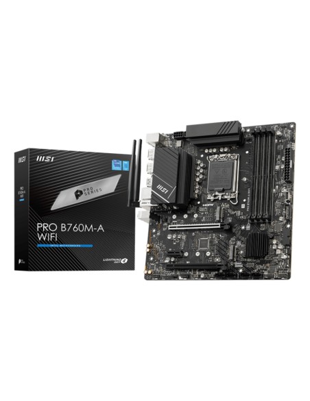 MSI PRO B760M-A WIFI placa base Intel B760 LGA 1700 micro ATX