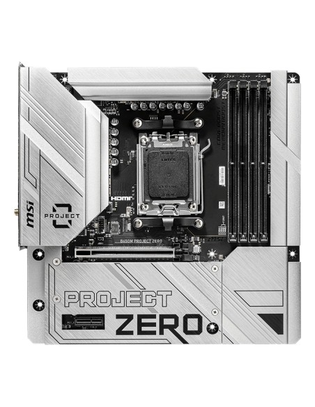MSI B650M PROJECT ZERO placa base AMD B650 Zócalo AM5 micro ATX