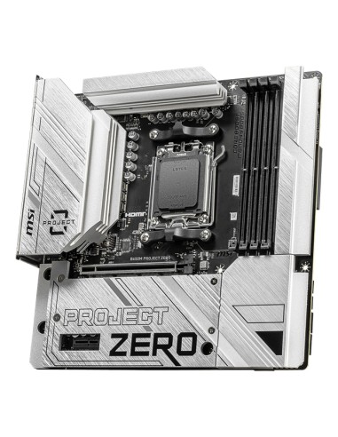 MSI B650M PROJECT ZERO placa base AMD B650 Zócalo AM5 micro ATX