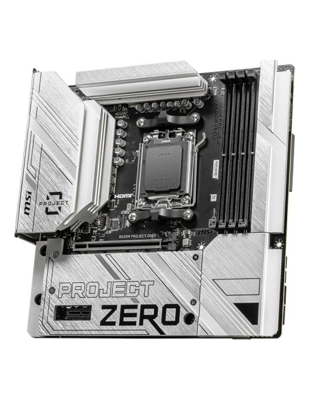MSI B650M PROJECT ZERO placa base AMD B650 Zócalo AM5 micro ATX
