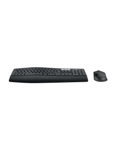 Logitech 920-008221 teclado Ratón incluido Universal RF Wireless + Bluetooth QWERTZ Alemán Negro