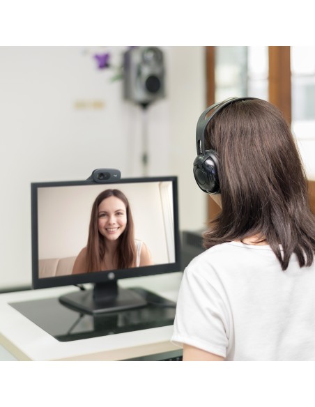 Logitech 960-001063 cámara web 3 MP 1280 x 720 Pixeles USB Gris Oscuro