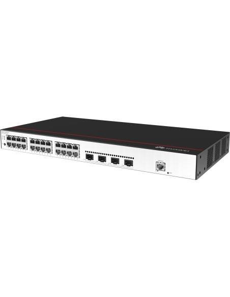 Huawei CloudEngine S5735-L24T4S-A-V2 Gestionado L3 Gigabit Ethernet (10 100 1000) 1U Negro, Plata
