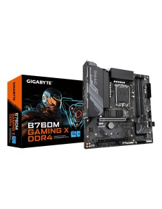 GIGABYTE B760M GAMING X DDR4 Placa base - Soporta CPUs Intel Core de 14ª generación, VRM digital de 8+1+1 fases, hasta 5333MHz