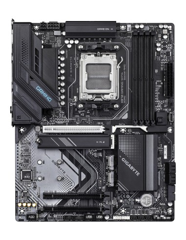 GIGABYTE X870 GAMING WIFI6 Placa Base - Compatible con CPUs AMD Ryzen 9000, 8+2+2 fases VRM, hasta 8000MHz DDR5 (OC), 1xPCIe
