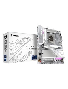 GIGABYTE Placa base Z890 AORUS ELITE WIFI7 ICE - Compatible con CPUs Intel Core Ultra (Serie 2), VRM de 16+1+2 fases, hasta