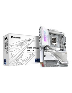 GIGABYTE Placa base Z890 AORUS PRO ICE - Compatible con CPUs Intel Core Ultra (Serie 2), VRM de 16+1+2 fases, hasta 9500MHz
