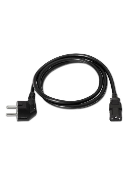 AISENS A132-0168 cable de transmisión Negro 3 m CEE7 7 C13 acoplador
