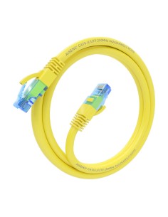 AISENS Cable De Red Latiguillo RJ45 Cat.6 UTP AWG26 CCA, Amarillo, 1.0 m 2