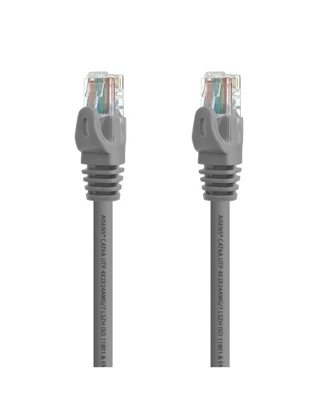 AISENS A145-0325 cable de red Gris 0,5 m Cat6a U UTP (UTP)