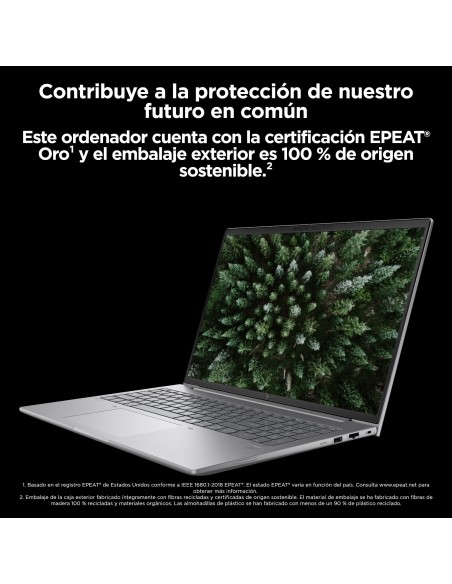 HP ZBook Power G11 Intel Core Ultra 9 185H Estación de trabajo móvil 40,6 cm (16") Pantalla táctil WUXGA 32 GB DDR5-SDRAM 1 TB