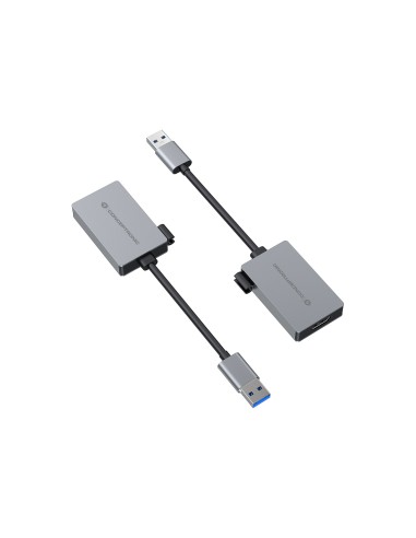 Conceptronic ABBY22G Adaptador gráfico USB 1920 x 1080 Pixeles Gris