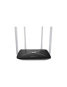 Mercusys AC12 router inalámbrico Ethernet rápido Doble banda (2,4 GHz   5 GHz) Negro 2