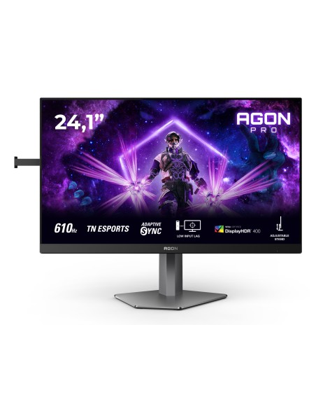 AOC G2 AG246FK6 pantalla para PC 61,2 cm (24.1") 1920 x 1080 Pixeles Full HD LED Negro, Gris