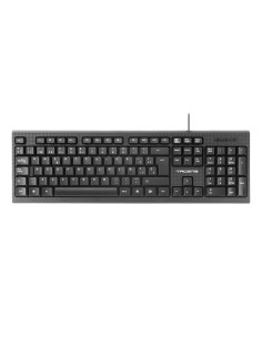Tacens Anima AK0 - Teclado profesional (membrana, pulsación optimizada, diseño ecológico, USB 2.0, Mac Linux Windows