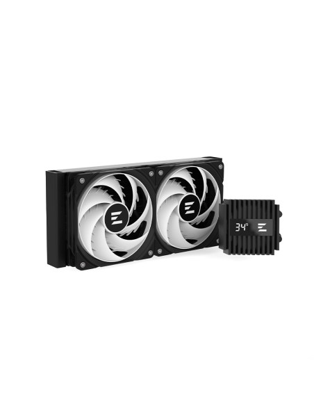 Zalman ALPHA2 A24 BLACK sistema de refrigeración para ordenador Procesador Sistema de refrigeración líquida todo en uno Negro