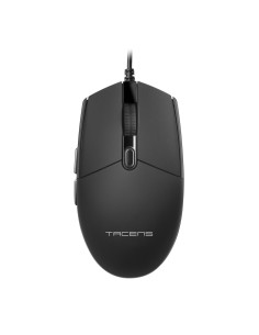Tacens Anima AMG, Ratón Profesional Ergonómico, Diseño Natural Ultraligero, 3200DPI, Switches Mecánicos HUANO, Negro