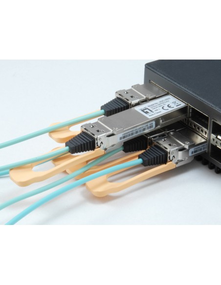 LevelOne AOC-0501 red modulo transceptor Fibra óptica 103100 Mbit s QSFP28 850 nm
