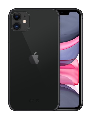 Apple iPhone 11 15,5 cm (6.1") SIM doble iOS 14 4G 128 GB Negro