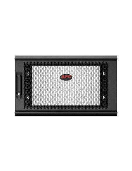 APC NetShelter WX 6U Single Hinged Wall-mount Enclosure 600mm Deep Bastidor de pared Negro