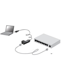 Allied Telesis VT-Kit3 cable de red Negro 1,2 m Cat6a 2