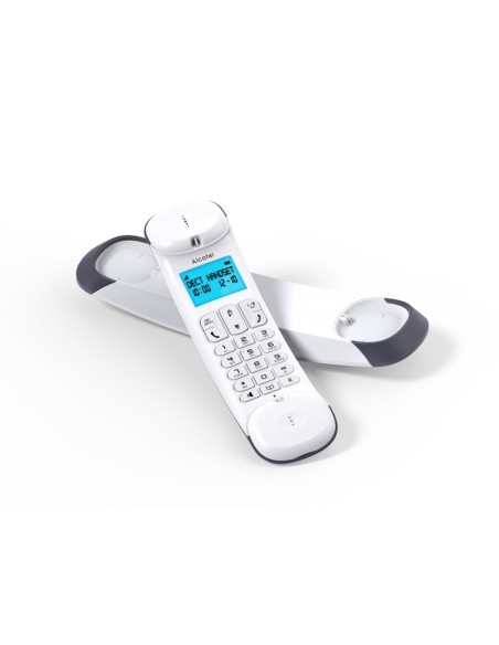 Alcatel Smile Teléfono DECT Gris, Blanco