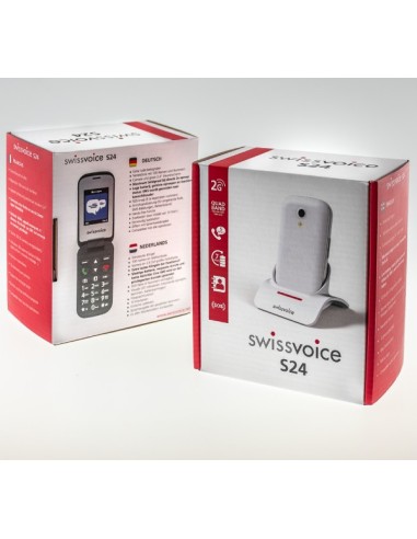 SwissVoice S24 6,1 cm (2.4") Negro Teléfono básico