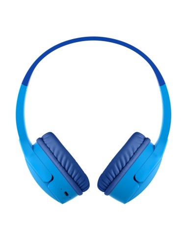 Belkin SoundForm Mini Auriculares Inalámbrico Diadema Llamadas Música USB Tipo C Azul