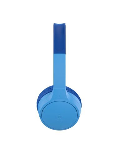Belkin SoundForm Mini Auriculares Inalámbrico Diadema Llamadas Música USB Tipo C Azul