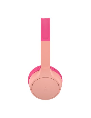 Belkin SoundForm Mini Auriculares Inalámbrico Diadema Llamadas Música USB Tipo C Rosa