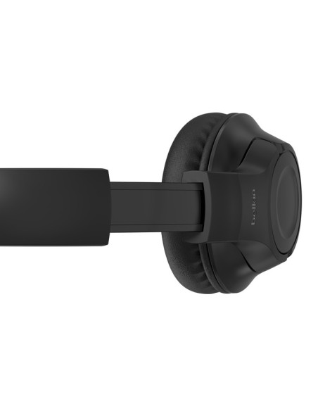 Belkin SOUNDFORM INSPIRE Auriculares Inalámbrico y alámbrico Diadema Llamadas Música USB Tipo C Bluetooth Negro
