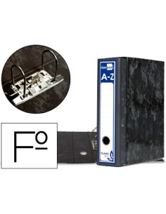 Liderpapel AZ50 carpeta de cartón Negro, Gris