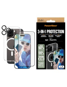 PanzerGlass ® 3-in-1 Protection Bundle iPhone 16 Pro Protector de pantalla Apple 1 pieza(s) 2