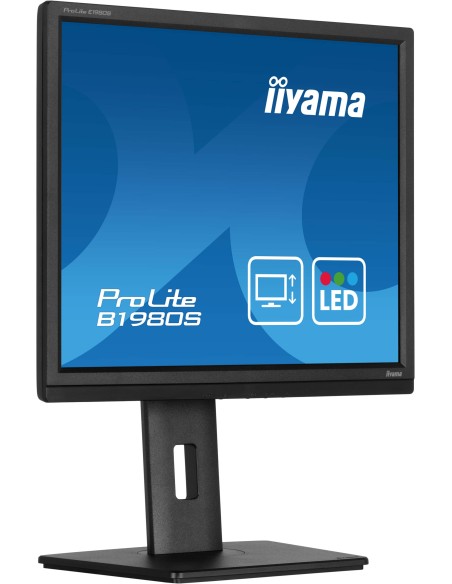 iiyama ProLite B1980S-B1 pantalla para PC 48,3 cm (19") 1280 x 1024 Pixeles VGA LED Negro