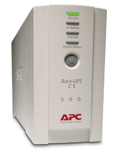 APC Back-UPS sistema de alimentación ininterrumpida (UPS) En espera (Fuera de línea) o Standby (Offline) 0,5 kVA 300 W 4