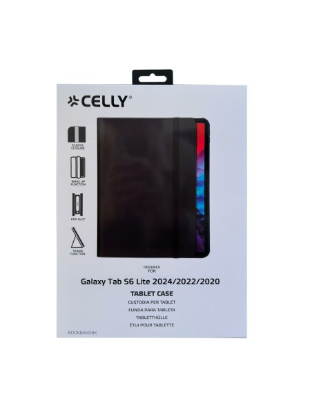 Celly BOOKBAND13 funda para tablet 26,4 cm (10.4") Folio Negro