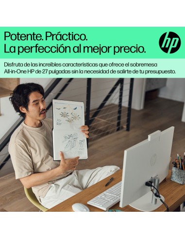 HP All-in-One 27-cr0090ns Intel® Core™ i5 i5-1335U 68,6 cm (27") 1920 x 1080 Pixeles PC todo en uno 16 GB DDR4-SDRAM 512 GB SSD