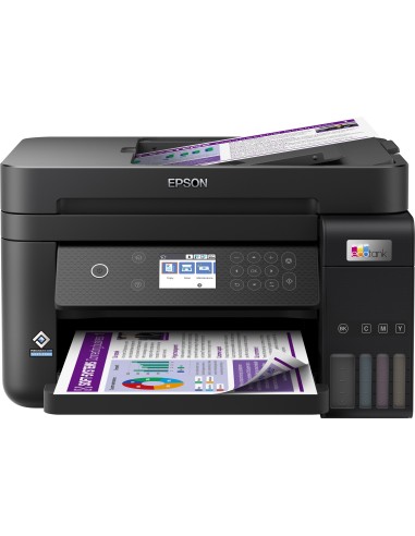 Epson EcoTank Impresora multifunción ET-3850 A4 con depósito de tinta, conexión Wi-Fi