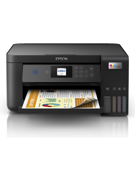 Epson EcoTank Impresora multifunción ET-2850 A4 con depósito de tinta, conexión Wi-Fi