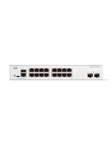 Cisco C1300-16T-2G switch Gestionado L2 L3 Gigabit Ethernet (10 100 1000) Blanco
