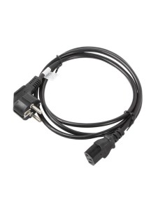 Lanberg CA-C13C-11CC-0018-BK cable de transmisión Negro 1,8 m C13 acoplador CEE7 7 2