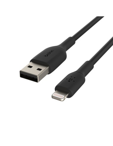 Belkin CAA001BT1MBK cable de conector Lightning 1 m Negro