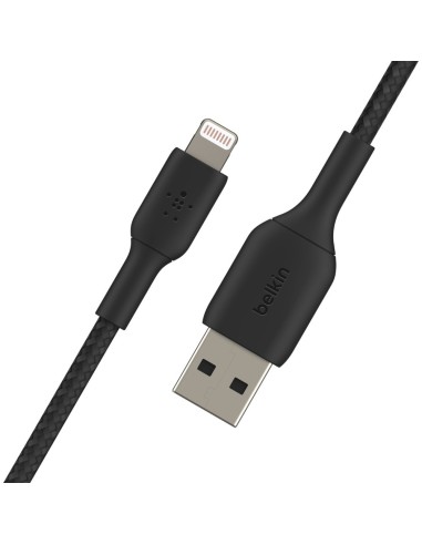 Belkin CAA002BT1MBK cable de conector Lightning 1 m Negro