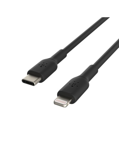Belkin CAA003BT1MBK cable de conector Lightning 1 m Negro