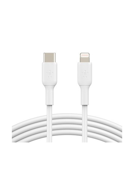 Belkin CAA003BT1MWH cable de conector Lightning 1 m Blanco
