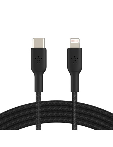 Belkin CAA004BT1MBK cable de conector Lightning 1 m Negro