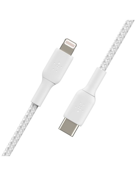 Belkin CAA004BT1MWH cable de conector Lightning 1 m Blanco