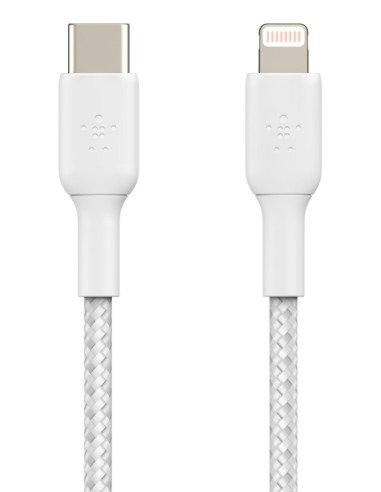 Belkin CAA004BT1MWH cable de conector Lightning 1 m Blanco