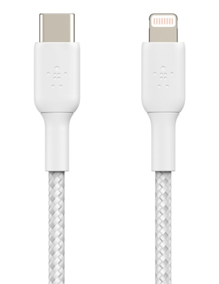 Belkin CAA004BT1MWH cable de conector Lightning 1 m Blanco